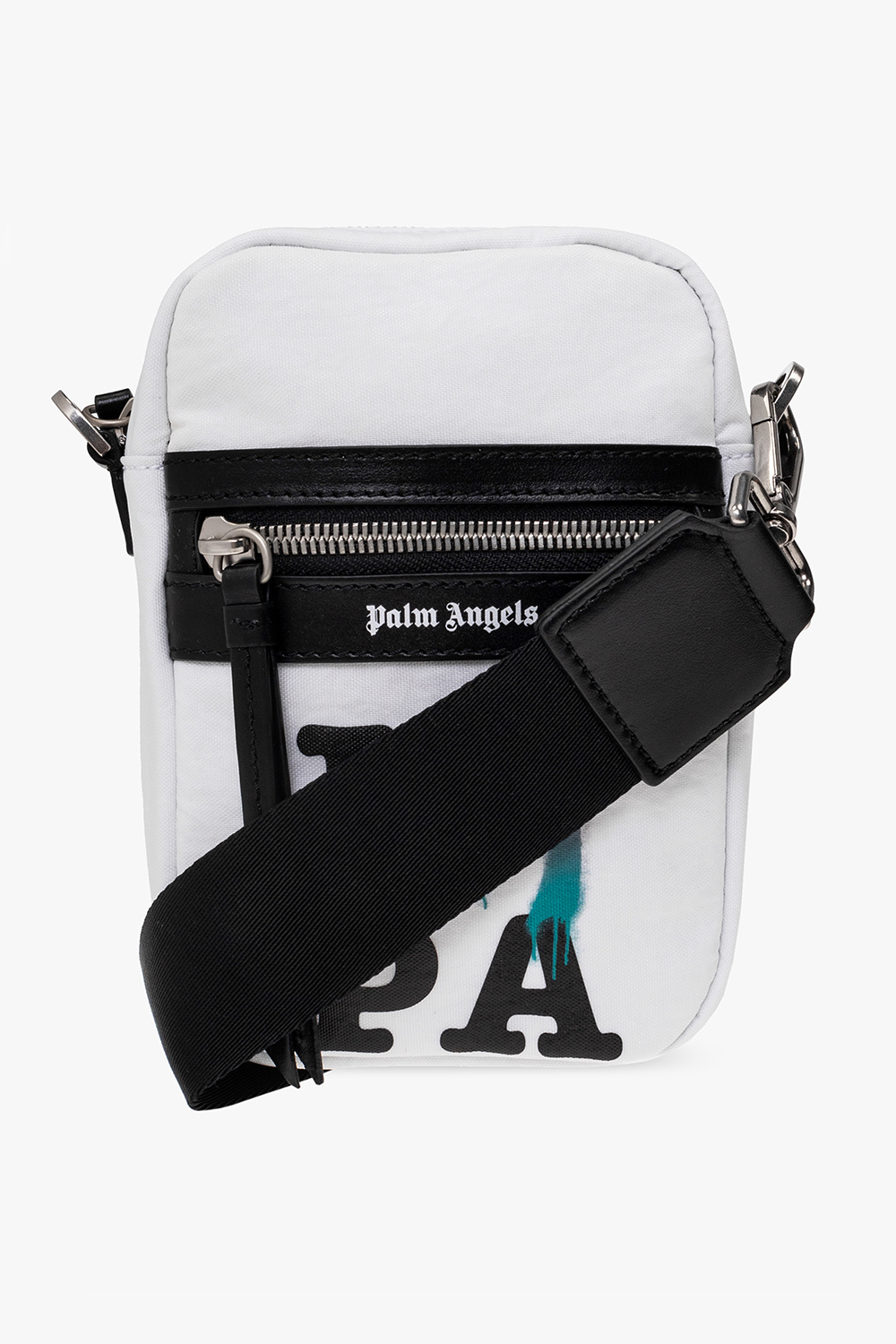 Palm angels 2024 white padlock bag